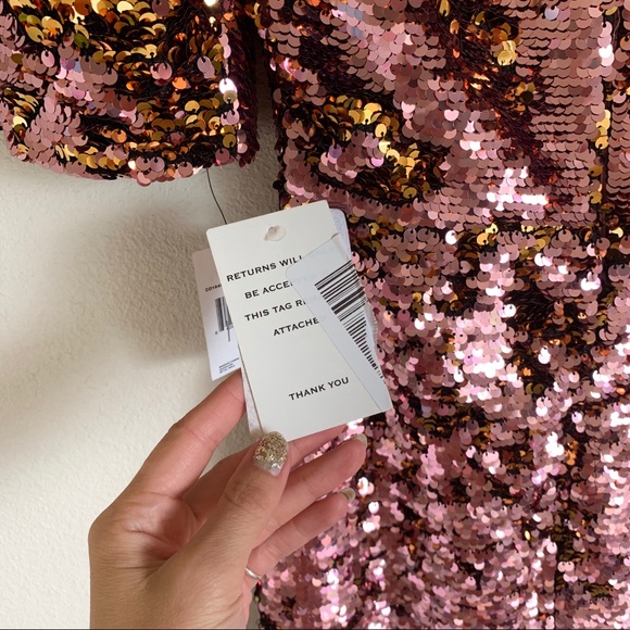 For Love And Lemons Sparkle Sequin Mini Dress - Picture 7 of 8